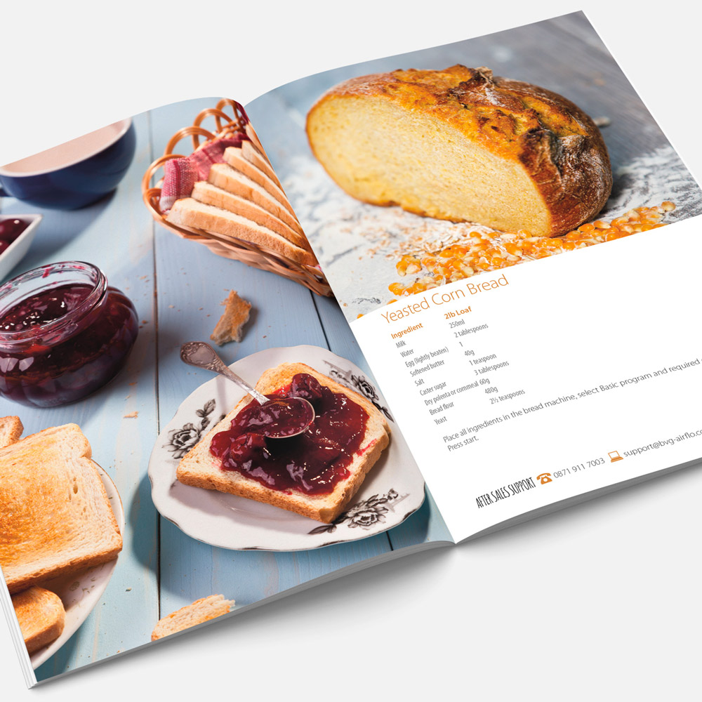 Cooks Professional Product Instruction Manuals with Recipe Pages