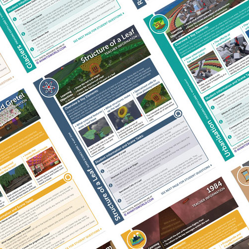 Avantis World Teacher Notes Sheets