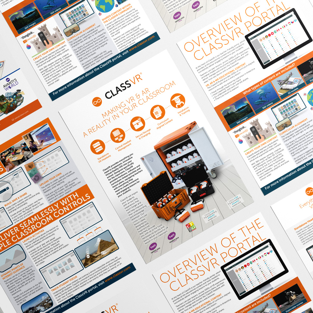 ClassVR Promotional Flyers